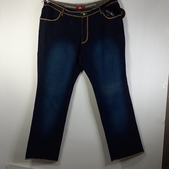 ReVolt Women's Jeans Raw Seams  Size 20 - Picture 5 of 16